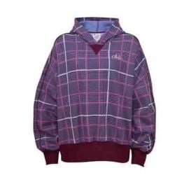 NWT Champion plaid purple Classic Fleece Pullover Hoodie sz XS Womens A51 eBay at eBay