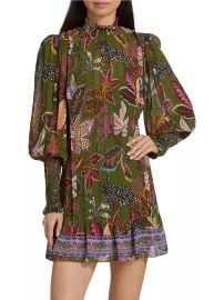 NWT Farm Rio Wild Jungle Minidress Green In S 260 eBay at eBay