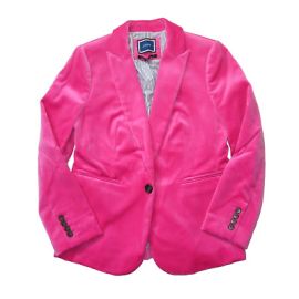 NWT JCrew Parke Blazer in Bright Begonia Pink Cotton Velvet Jacket 6P eBay at eBay