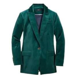 NWT JCrew Willa Velvet Blazer Jacket Green Old Forrest Stretch NEW Size 6 eBay at eBay