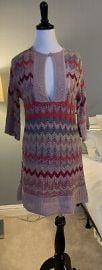 NWT M MISSONI Wide Sleeve Keyhole Dress Raspberry 895 42 6 M REDUCED eBay at eBay