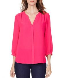 NYDJ Pintuck-Back Blouse Women - Bloomingdale s at Bloomingdales