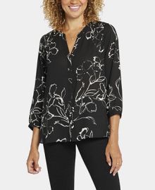 NYDJ Pintuck Blouse Top - Macys at Macys