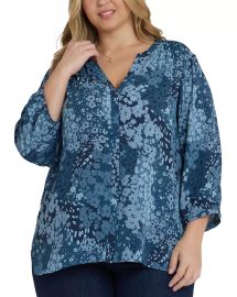 NYDJ Plus Pintuck Blouse Bloomingdalex27s Women Plus Size Clothing at Bloomingdales
