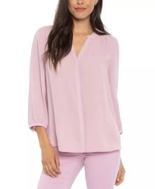 NYDJ Womens 34-Sleeve Blouse  Reviews - Tops - Juniors - Macys at Macys