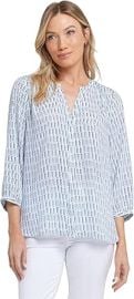 NYDJ Womens Pintuck Blouse at Amazon