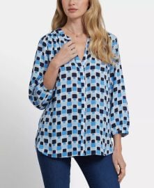 NYDJ Womenx27s Pintuck Blouse Top - Macyx27s at Macys