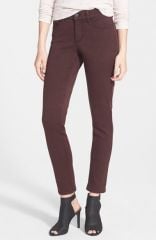 NYDJ and39Alinaand39 Colored Stretch Skinny Jeans in port at Nordstrom