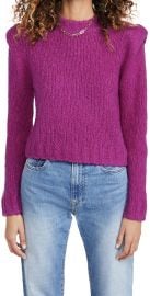 Naadam Structured Shoulder Sweater at Shopbop