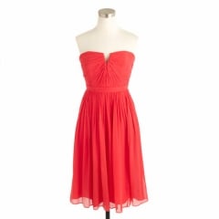 Nadia dress in Strawberry at J. Crew