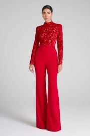 Nadine Merabi Eleanor Red Jumpsuit at Nadine Merabi