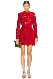 Nadine Merabi Lydia Mini Dress In Red at Revolve