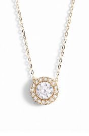 Nadri Halo Pendant Necklace at Nordstrom