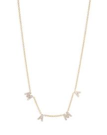 Nadri Mothers Day Paveacute Mama Statement Necklace in 18K Gold Plated 16-18 Bloomingdales at Bloomingdales