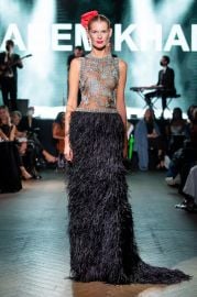 Naeem Khan Crystal Glass And Swarovski Gown at District 5 Boutique