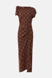 Naerys Plaid Midi Dress by Isabel Marant Etoile Rent the Runway at Rent the Runway