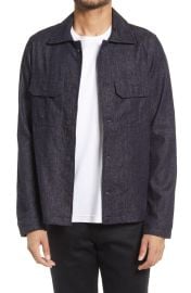 Naked Famous Cotton Denim Button Up Work Shirt at Nordstrom