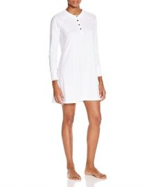 Naked Henley Sleepshirt in white at Bloomingdales