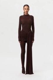 Naked Ruched Drape Mini Skirt Naked Wardrobe at Naked Wardrobe