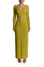 Naked Wardrobe Long Sleeve Knit Maxi Dress at Nordstrom