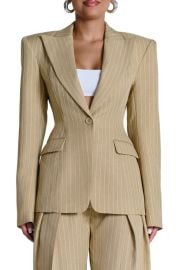 Naked Wardrobe Pinstripe Blazer at Nordstrom