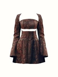 Nala Mini Dress in Corda Jacquard at Andrea Iyamah