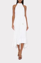 Nalani Pleated Sleeveless High-Low Midi Dress at Nordstrom