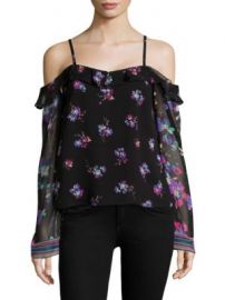 Nanette Lepore - Dancing Cold Shoulder Top at Saks Fifth Avenue