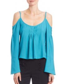 Nanette Lepore - Sultry Cold-Shoulder Top at Saks Off 5th