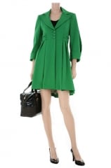 Nanette Lepore Ferry Boat Coat in green at Nordstrom