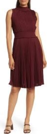 Nanette Lepore Solid Pleated Dress at Nordstrom Rack