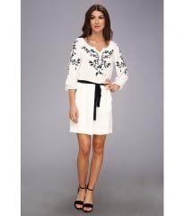 Nanette Lepore Tough Love Dress White at Zappos