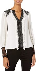 Nanette Lepore Women s Henrietta Blouse at Amazon