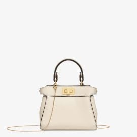 Nano Peekaboo - Camellia nappa leather miniature bag Fendi at Fendi