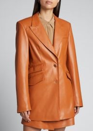 Nanushka Cancun Vegan Leather Blazer at Bergdorf Goodman