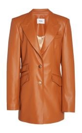 Nanushka Cancun Vegan Leather Blazer at Moda Operandi