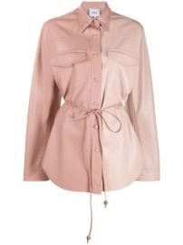 Nanushka Eddy Faux Leather Shirt - Farfetch at Farfetch