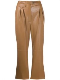 Nanushka Faux Leather Trousers - Farfetch at Farfetch