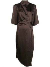 Nanushka Lais Wrap Dress - Farfetch at Farfetch