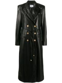 Nanushka Manila vegan leather coat Manila vegan leather coat at Farfetch