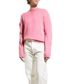 Nanushka Menx27s Jay Solid Wool Sweater at Neiman Marcus