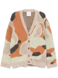 Nanushka Nessin Cardigan Orange at Farfetch