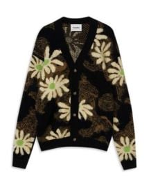 Nanushka Taike Floral Cardigan Sweater Bloomingdales at Bloomingdales