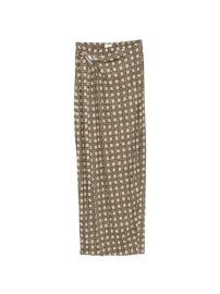 Nanushka Tozi Gathered Maxi Skirt Green at Farfetch