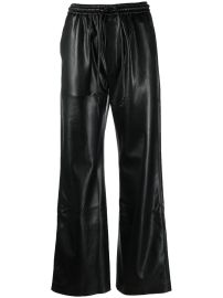 Nanushka faux-leather high-waist Trousers - at Farfetch