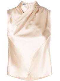 Nanushka scarf-draped Sleeveless Wrap Top - at Farfetch