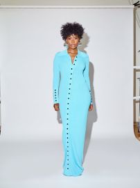 Naomi Dress in Aqua Blue Fumi The Label at Fumi