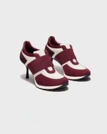 Napa Leather Wide Strap Mesh Suede Shoes Sneex at Sneex