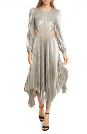 Naples Cutout Waist Long Sleeve Dress at Nordstrom