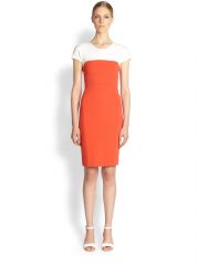 Narciso Rodriguez - Pebble Crepe Dress at Saks Fifth Avenue